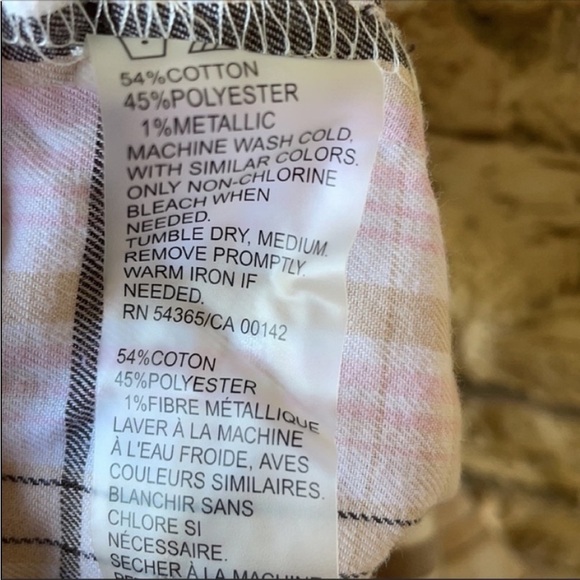 Allison Daley plaid button up shirt button up pearl buttons western - Picture 6 of 13